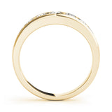14K Yellow Gold Diamond Wedding Band 1 ctw
