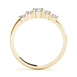 14K Yellow Gold 0.45 CT Diamond Wedding Band