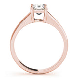 14K Rose Gold 3/4 CT Diamond Solitaire Engagement Ring