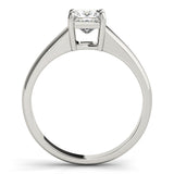 0.75ct Square Diamond Solitaire Engagement Ring