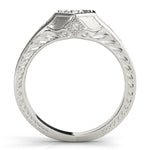 Vintage 0.33CT Round Diamond Engagement Ring