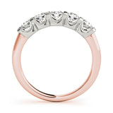 14K Rose Gold Diamond Wedding Ring