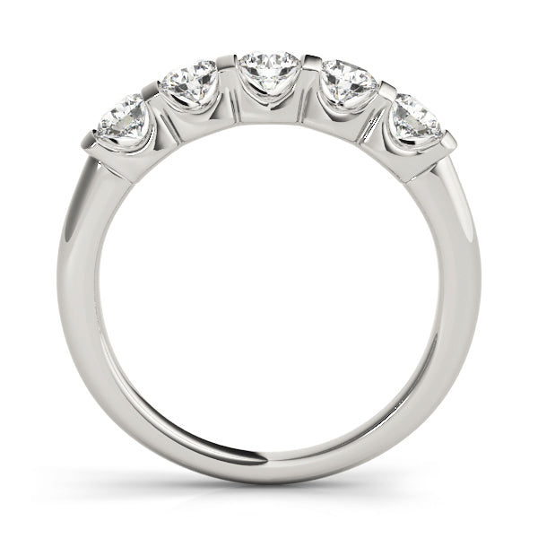 Multi-Diamond 14K Gold Wedding Ring