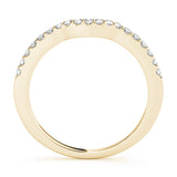 18K Yellow Gold 0.18 CT Diamond Wedding Band