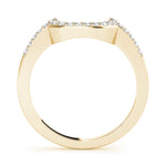 14K Yellow Gold 1/6 ct Diamond Wedding Band