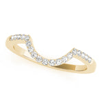 14K Yellow Gold Diamond Wedding Ring