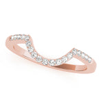 Rose Gold 16-Diamond Wedding Band Ring
