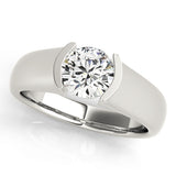 1.0 CT Round Diamond Solitaire Engagement Ring