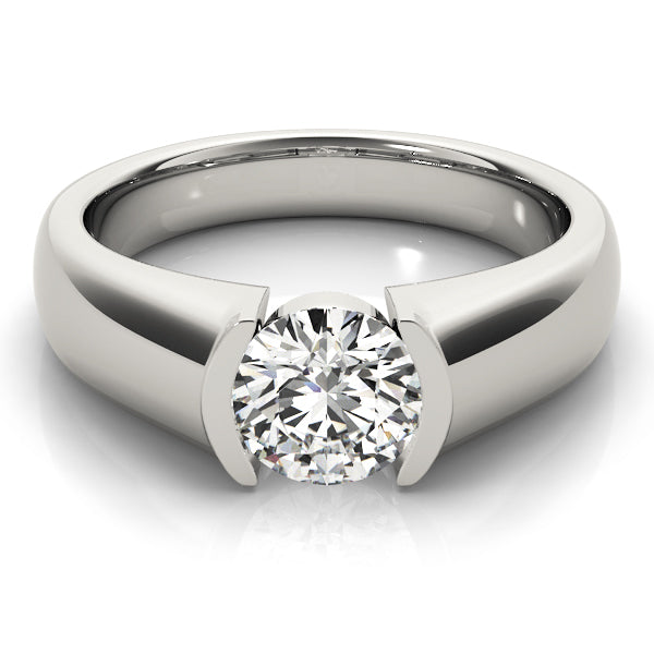 1.0 CT Round Diamond Solitaire Engagement Ring