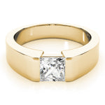 14K Yellow Gold Diamond Solitaire Engagement Ring