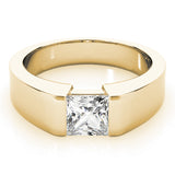 14K Yellow Gold Diamond Solitaire Engagement Ring