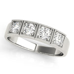 Round Diamond 3-Stone Engagement Ring