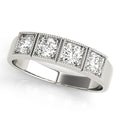 Round Diamond 3-Stone Engagement Ring