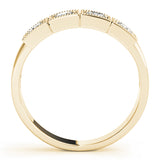 14K Yellow Gold 1/3 CT Round Diamond Engagement Ring