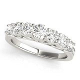Round Diamond Wedding Ring in Precious Metals