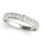 Princess Cut Multi-Diamond Wedding Ring