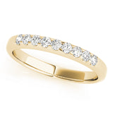 18K Yellow Gold Multi-Diamond Wedding Band