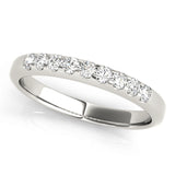 9-Diamond Round Wedding Ring