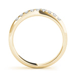 18K Yellow Gold Multi-Diamond Wedding Band