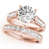 14K Rose Gold 1.25 ctw Round Diamond Engagement Ring