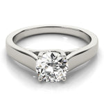 1.0 CT Round Diamond Engagement Solitaire Ring