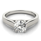 1.0 CT Round Diamond Engagement Solitaire Ring
