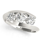Round Diamond 3-Stone Engagement Ring