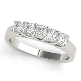 Multi-Stone Princess Diamond Wedding Band