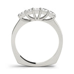 Multi-Stone Princess Diamond Wedding Band