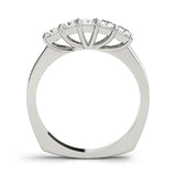 Multi-Stone Princess Diamond Wedding Band