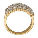 Multi-Diamond Fashion Statement Ring