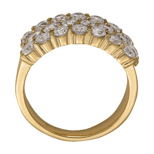 Multi-Diamond Fashion Statement Ring