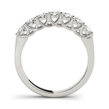7-Stone Round Diamond Wedding Band