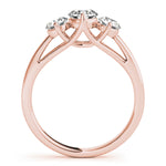 Rose Gold 0.5 CT Round Diamond Engagement Ring