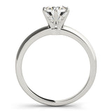 1.0 CT Round Diamond Solitaire Engagement Ring