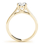 14K Yellow Gold 1.38ctw Round Diamond Engagement Ring