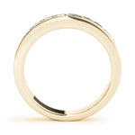 14K Yellow Gold 1 ct Diamond Wedding Ring