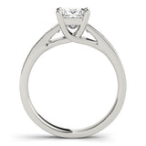 Princess Diamond Trellis Engagement Ring