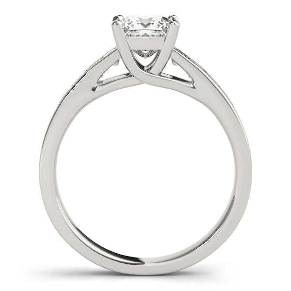 Princess Diamond Trellis Engagement Ring