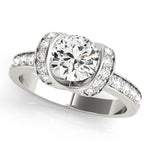 1 CT Round Diamond Engagement Ring