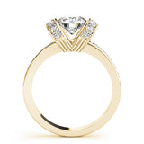 14K Yellow Gold 1.5 ctw Round Diamond Engagement Ring