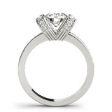 1 CT Round Diamond Engagement Ring