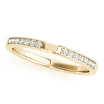 14K Yellow Gold Diamond Wedding Ring