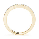 14K Yellow Gold 0.20ctw Diamond Wedding Band