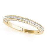 14K Yellow Gold Multi-Diamond Wedding Band