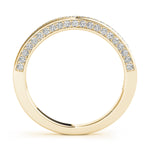 14K Yellow Gold Multi-Diamond Wedding Band