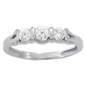 Diamond Round Multi-Stone Fashion Ring