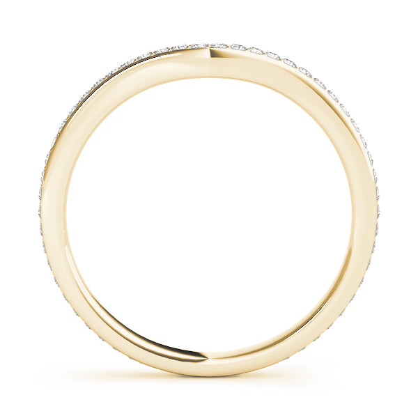 14K Yellow Gold Multi-Diamond Wedding Ring