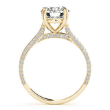 14K Yellow Gold 1.5 ctw Diamond Engagement Ring