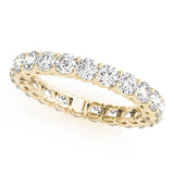 14K Yellow Gold Multi-Diamond Wedding Band